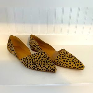 J Crew Factory d’Orsay Flat in Leopard Print